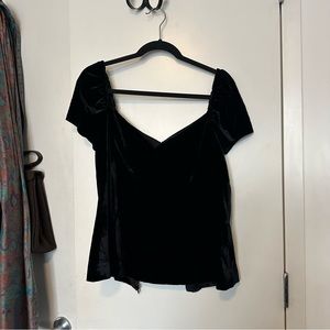 Polo by Ralph Lauren Velvet Blouse